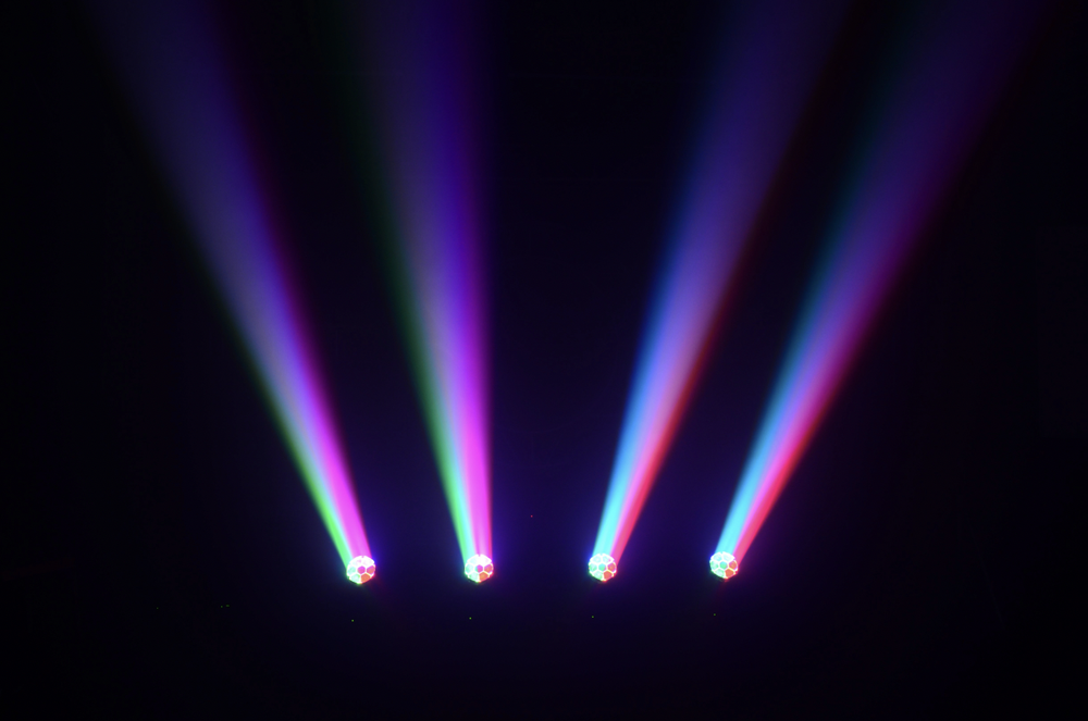 Вращающаяся голова Led Wash 7*40W, Big Topper
