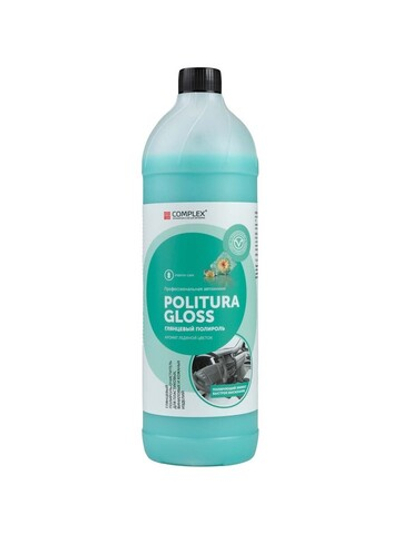 Complex Politura Gloss Глянцевая полироль-оч-ль для пластика, винила и кожи Ледянной цветок, 1л