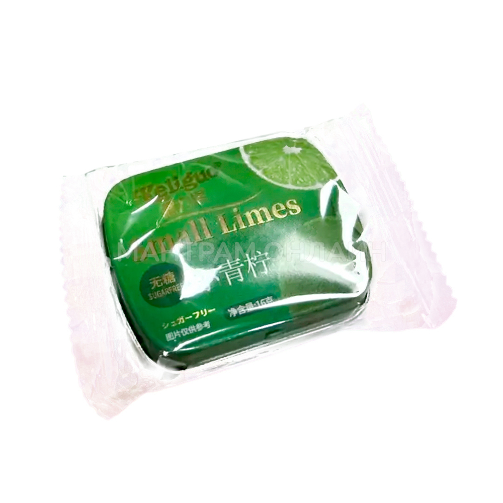 Драже Keliguo PepperMint Sugarfree без сахара со вкусом лайма 16 г