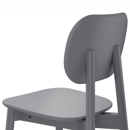 Стул saga, темно-серый