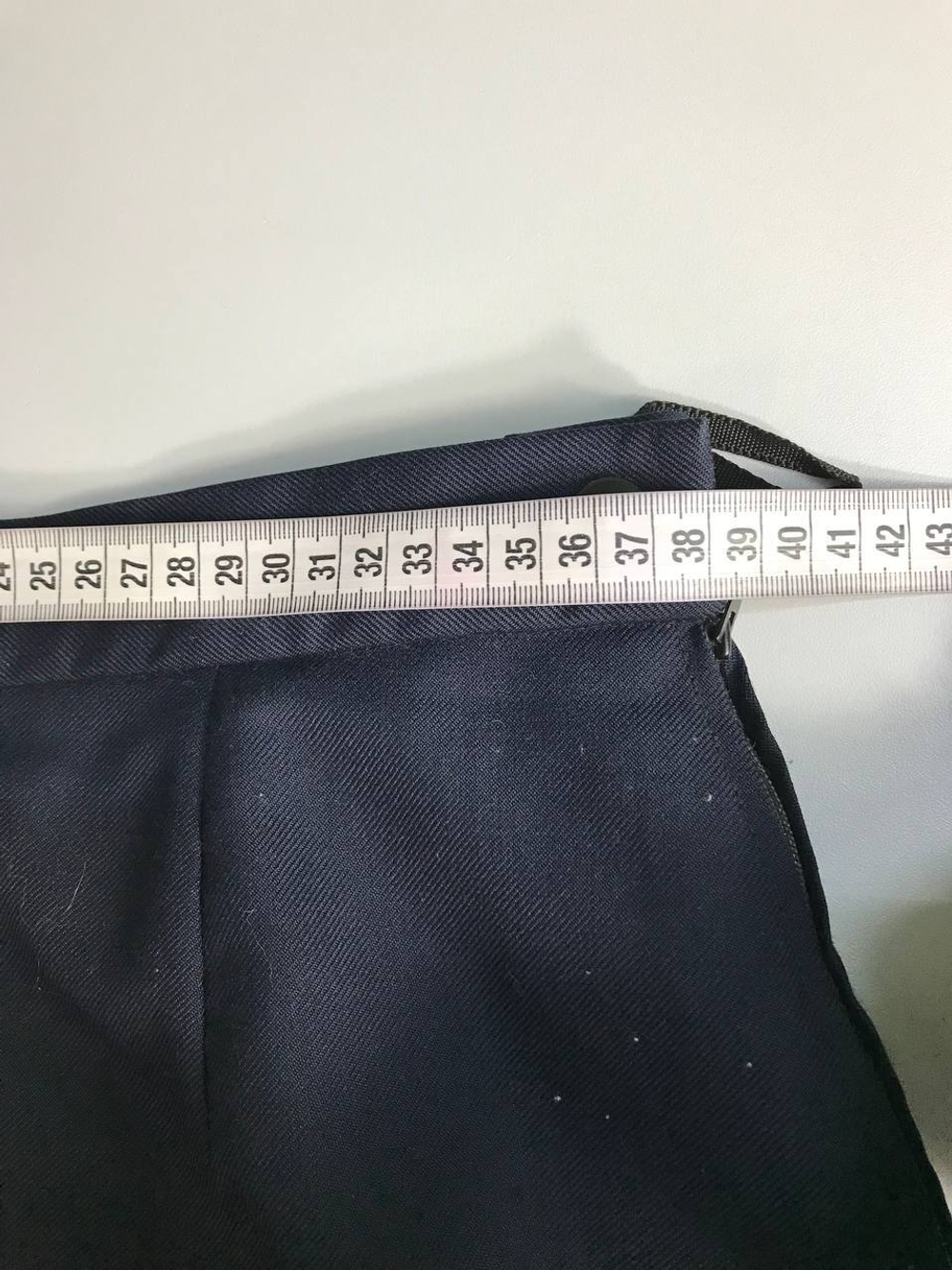 Юбка в строгом лаконичном дизайне, синего оттенка, 50 размер