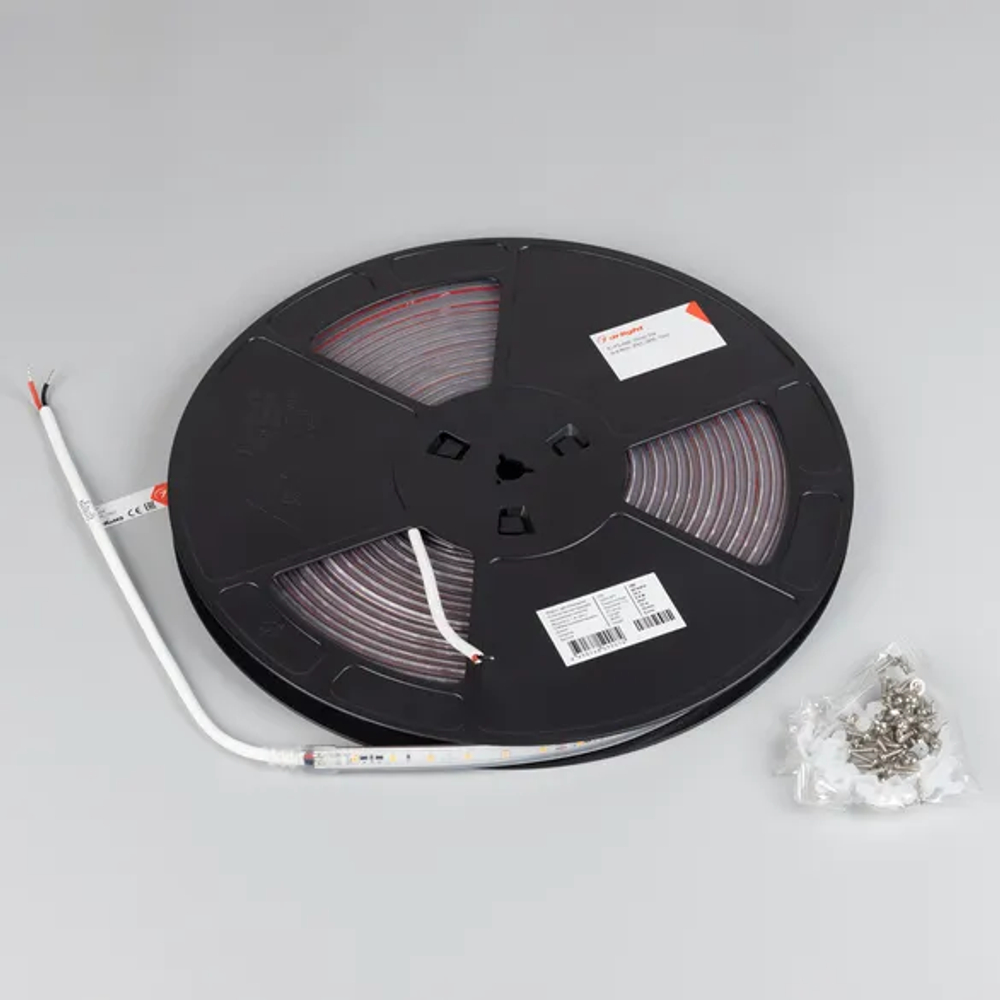 Светодиодная лента герметичная IC-PS-A60-10mm 24V Warm2700 (4.8 W/m, IP67, 2835, 10m) (Arlight, стабилизированная) 050657