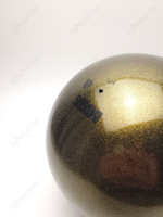 Мяч Sasaki 18,5 см серия "Металлик" Тёмное золото BGD (Black Gold)