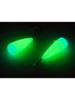 Мормышка Конус свечение Красное + Желтое MOK510RY 10шт/уп