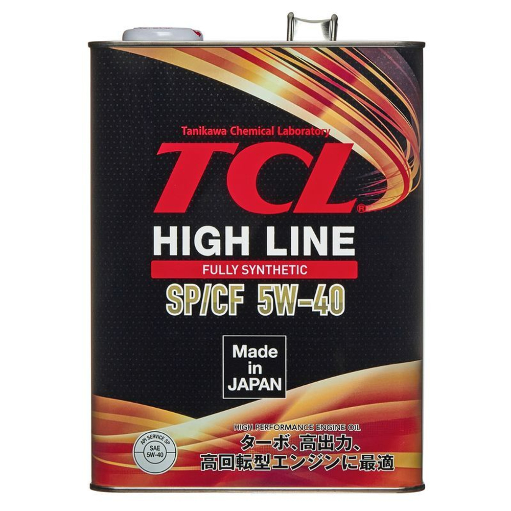 Масло моторное TCL High Line, Fully Synth, SP/CF, 5W40, 4л H0040540SP