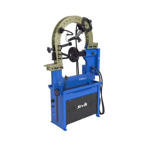 Стенд для правки автомобильных дисков Титан ALU Компакт с электроприводом