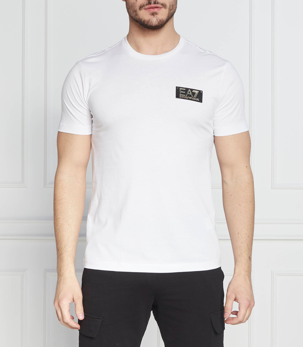 футболка EA7 - белый(3RPT19 PJM9Z)
