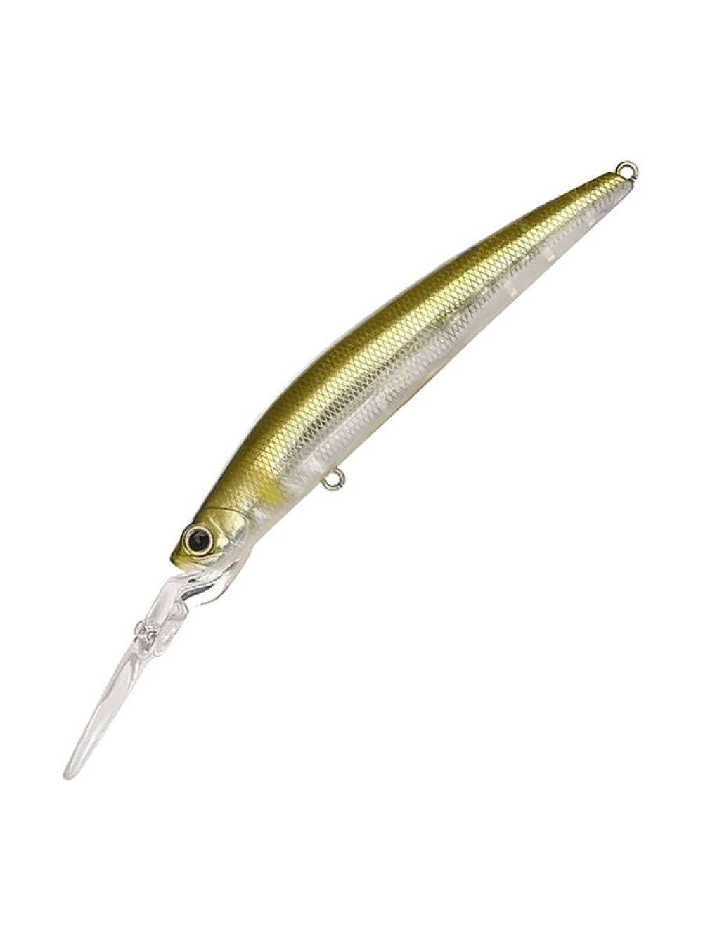 Воблер DUO Hacker Slaver Cranking Minnow 105SP SW, ANA0841 Real Sand Lance, 105 мм, 16 г, нейтральный, минноу