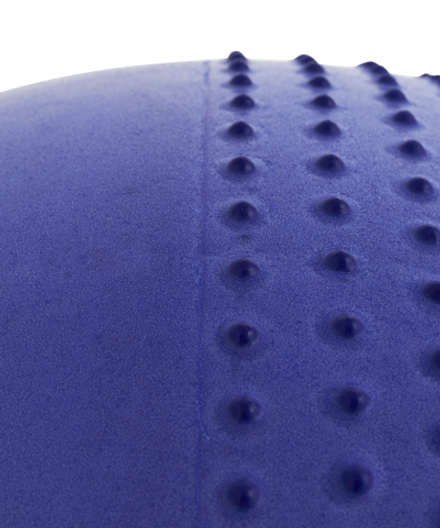 Фитбол полумассажный GB-201 антивзрыв, темно-синий, 75 см