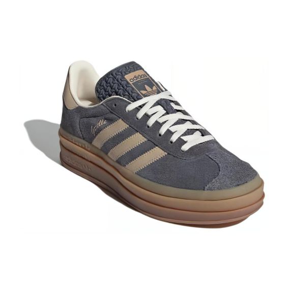 adidas originals GAZELLE BOLD Кроссовки для скейтбординга Низкие Серо-коричневые Женские