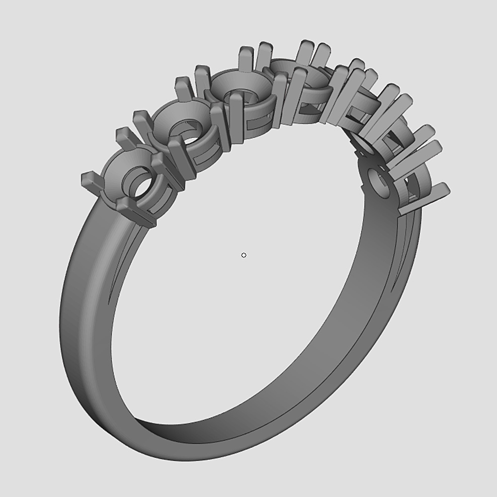 3д модель обручального кольца