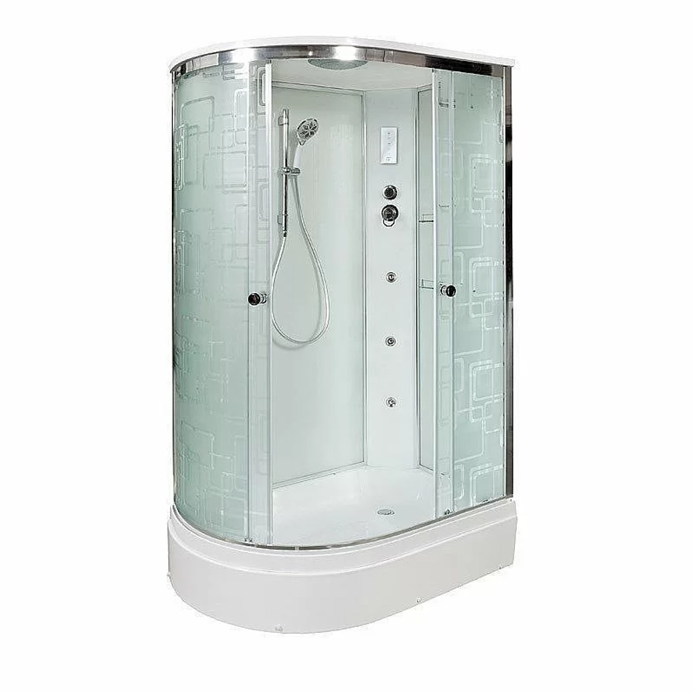 Душевая кабина DTO Серия ЕМ ЕМ2712 с гм. и эл. 120x80