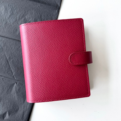 Обложка на кольцах В6 без карманов на хлястике