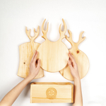 Разделочные доски из сибирского кедра 3 шт. в ящике. RDN27