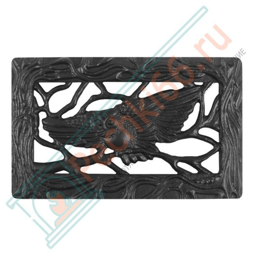 Решетка чугунная вентиляционная РВ-1 "Сова" (Рубцовск-Литком) в Кирове