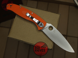 Нож Spyderco Resilience LTW F/P - оранж рукоять