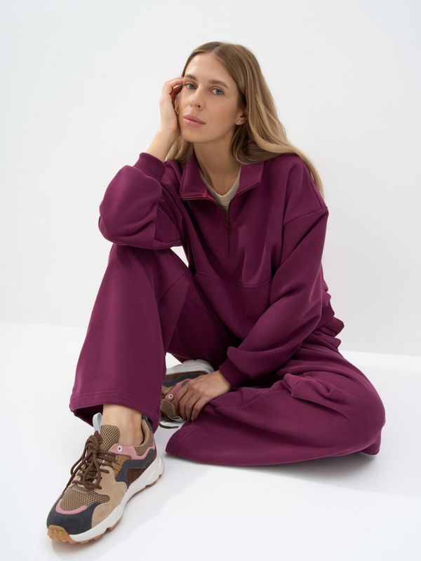 Олимпийка с велюровым эффектом 