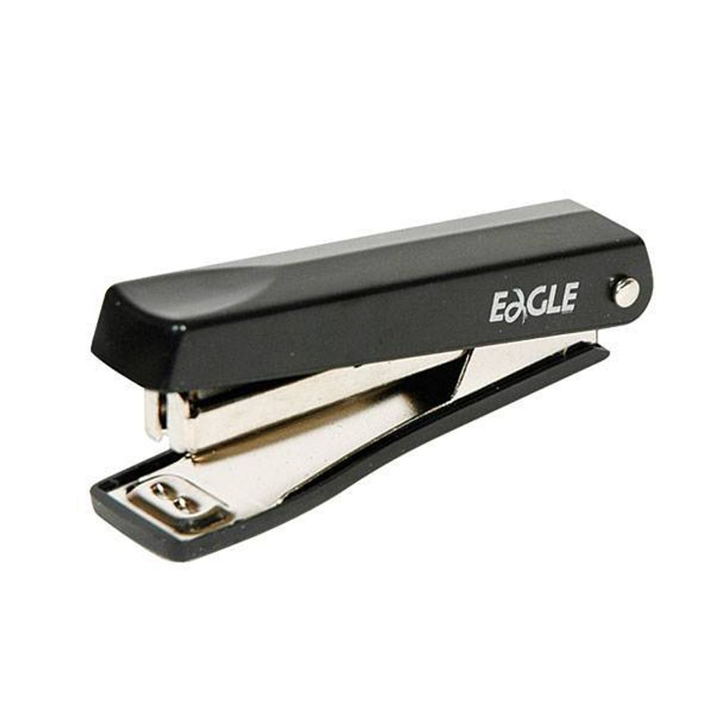 Степлер ETERNA 8 л. № 10 комбинированный черный