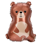 Шар Фольгированный Мишка лесной (Коричневый)
