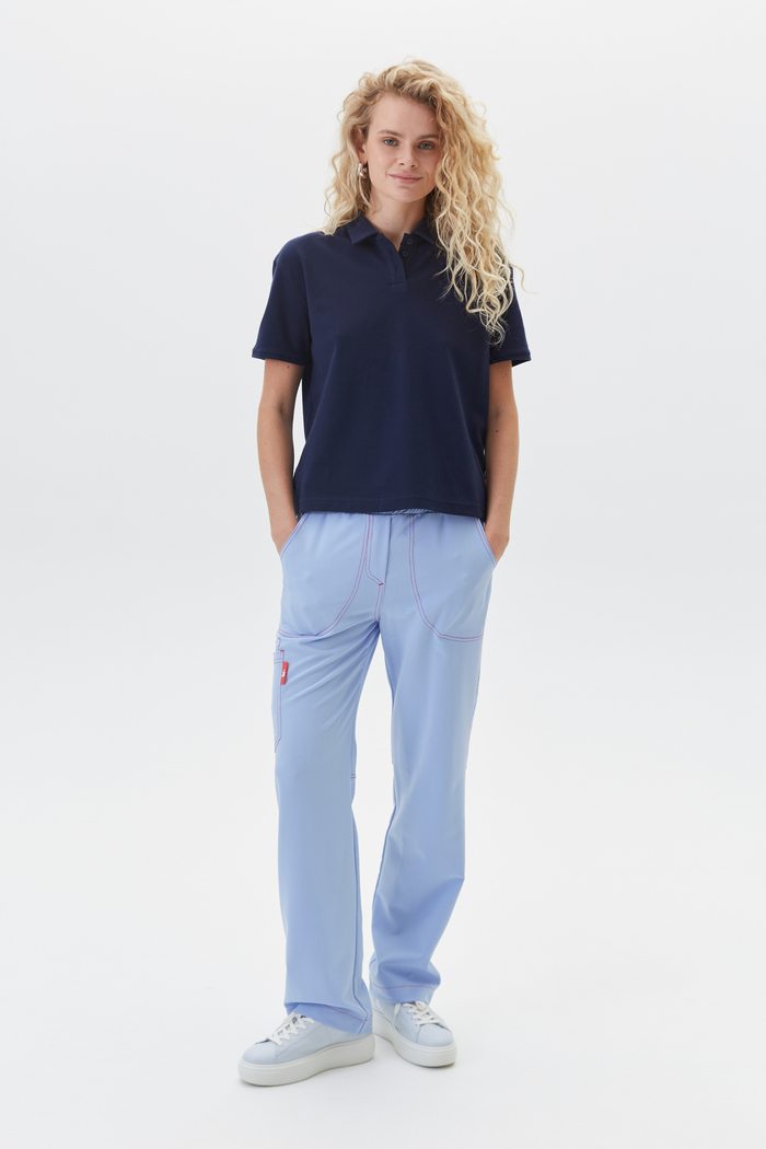 Брюки медицинские женские Лаконико, скайблю