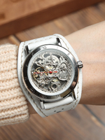 Часы скелетоны женские механические Snow YOURTIME