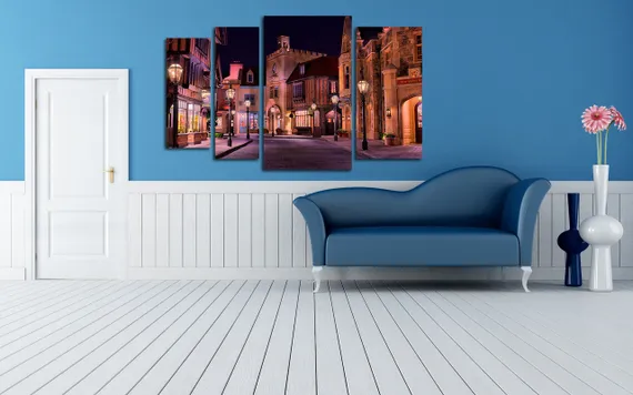 Модульная картина"Британская улица"