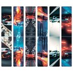 Закладки для книг МАГНИТНЫЕ, "BOYS", комплект 12 штук, 60x20 мм, FUNSTER (ФАНСТЕР), 116656