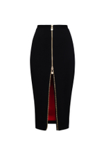 Skirt Zip black/red