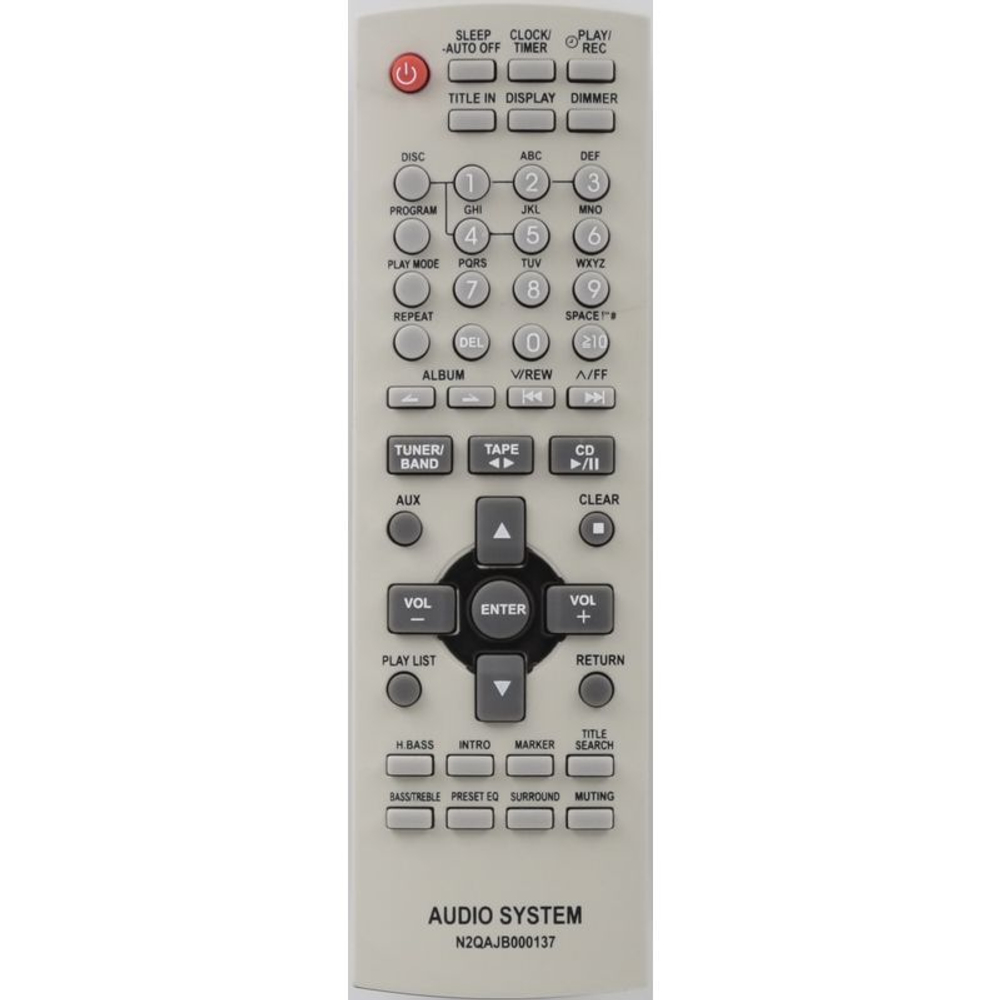 Пульт для Panasonic N2QAJB000137