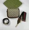 Мини-сумка Gucci Horsebit 1955 коричнево-бежевый
