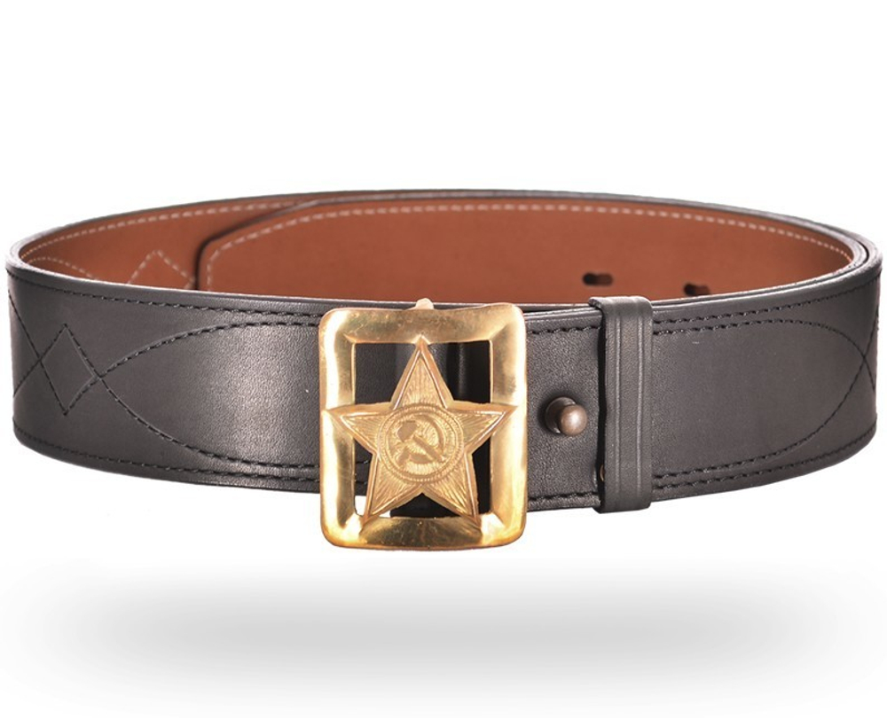 Ремень поясной "Звезда" 50мм ХСН черный