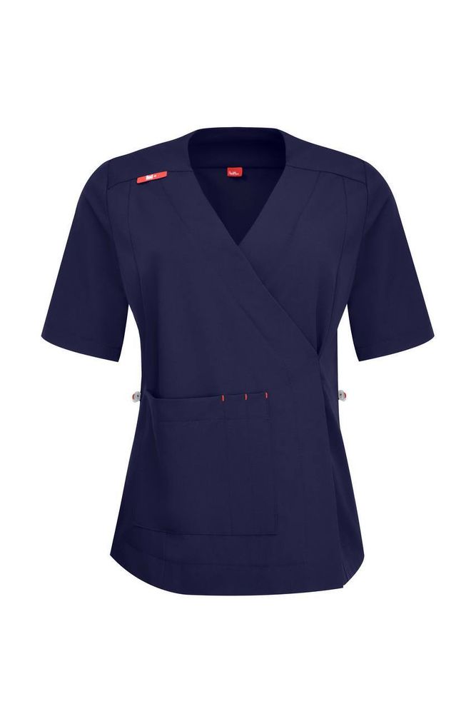 Топ с запахом медицинский женский Йошо, нэви хлопок OLD