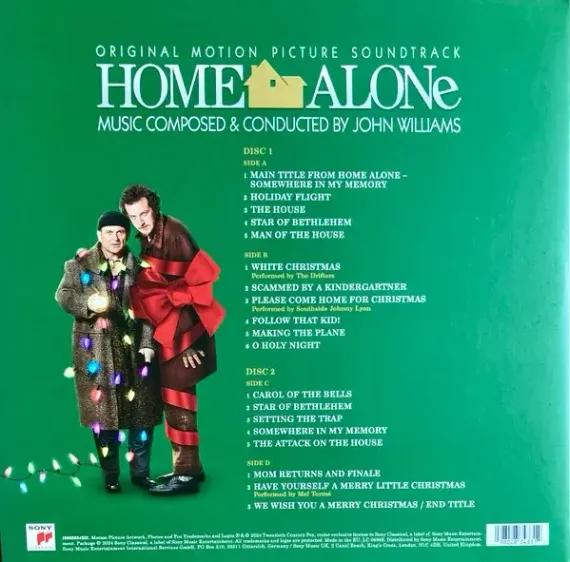 John Williams – Home Alone - Original Motion Picture Soundtrack - Red/Gold - 2LP
