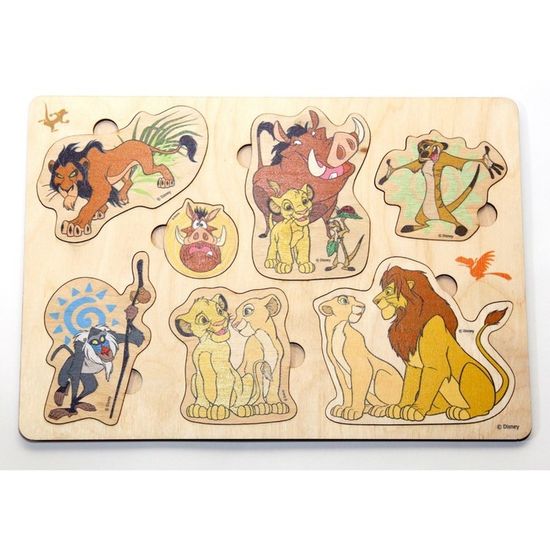 Пазл деревянный "Король Лев" (30х21см) Дисней