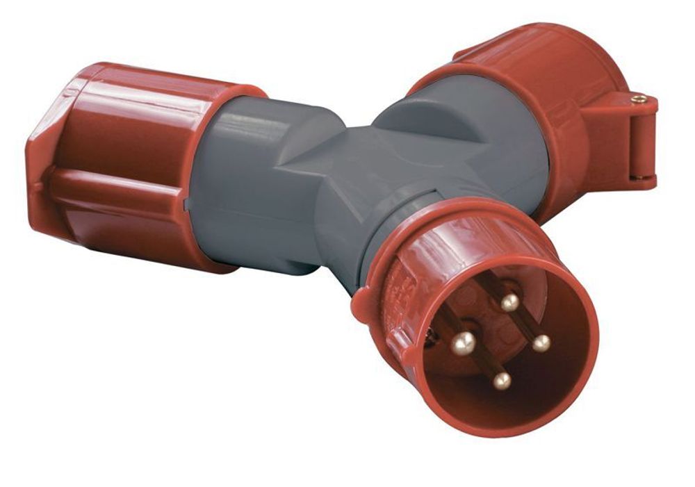 Адаптер 2-х луч. 16А 3P+PE 380В IP44 TS1012-214 IEK PAS22-016-4 Адаптер 2-х луч. 16А 3P+PE 380В IP44 TS1012-214 IEK PAS22-016-4