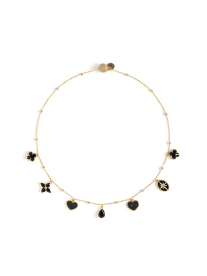 Колье "Dark gloss" Gold