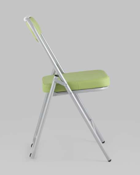 складной Джонни экокожа салатовый каркас металлик