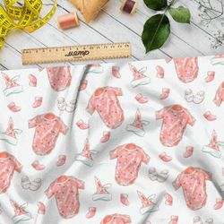 Ткань блэкаут розовая детская одежда