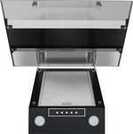 Кухонная вытяжка MAUNFELD Bridge 50 нержавеющая сталь\черное стекло