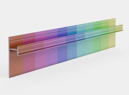 Теневой плинтус скрытого монтажа Pro Design 7209 любой цвет, 2700x17,5x52 мм