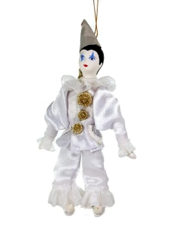Кукла подвесная фарфоровая Пьеро