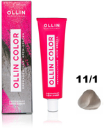 OLLIN COLOR 11/1 специальный блондин пепельный 100 мл Перманентная крем-краска для волос