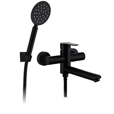 Смеситель для ванны, Frap, корот изл, с картриджем, чер, F32801-6