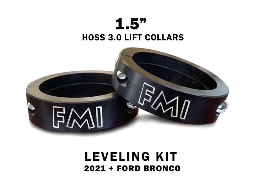 Комплект регулировочных колец для пружин HOSS 3.0 на Ford Bronco 2021+ подъем на 1,5, 2 и 2,5 дюйма