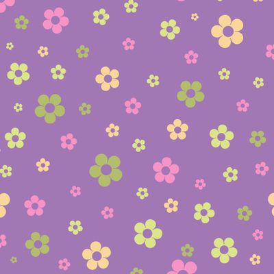 Хиппи Цветочный паттерн