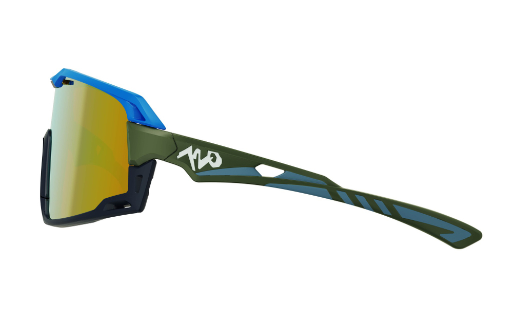 Спортивные очки 720armour Flash / Olive Branch w/ Matte Black / Champion Gold Ti / Cylinder Lens