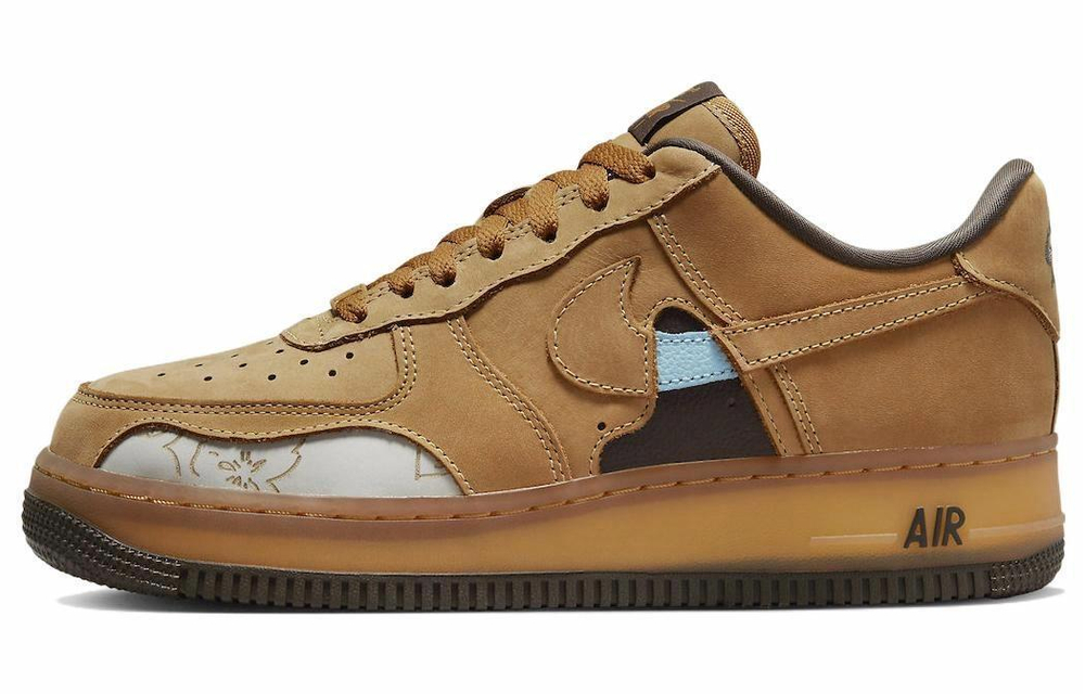 Кроссовки Nike Air Force 1 Low "Wheat Mocha" (Женская размерная сетка)