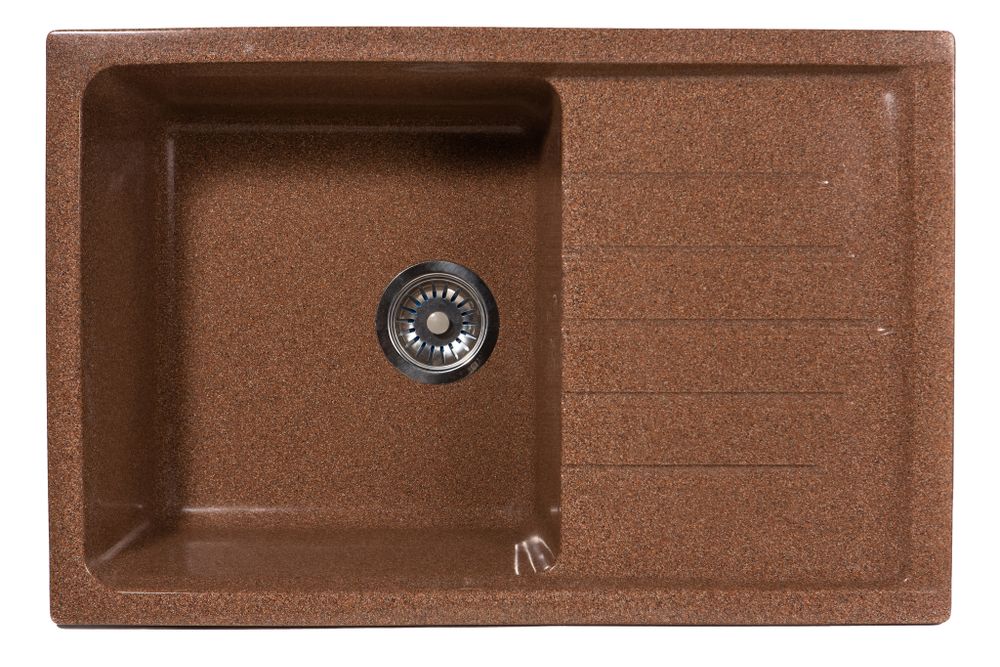 Мойка каменная S-12 глянец (Sim Gran), Терракот