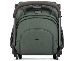 Детская прогулочная коляска Joolz Aer 2 с бампером Forest green/Mid Brown Carbon