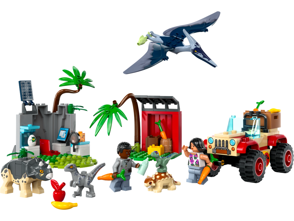 LEGO Jurassic World 76963 «Центр спасения детёнышей динозавров» — уход и игра